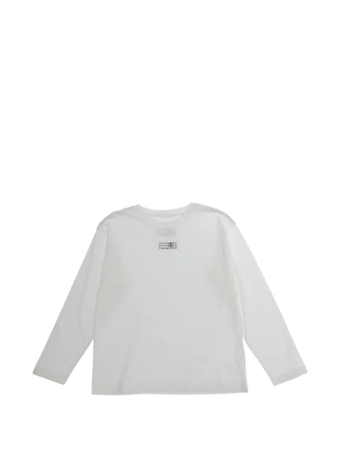 MM6 Maison Margiela Kids Numeric Signature long-sleeve T-shirt