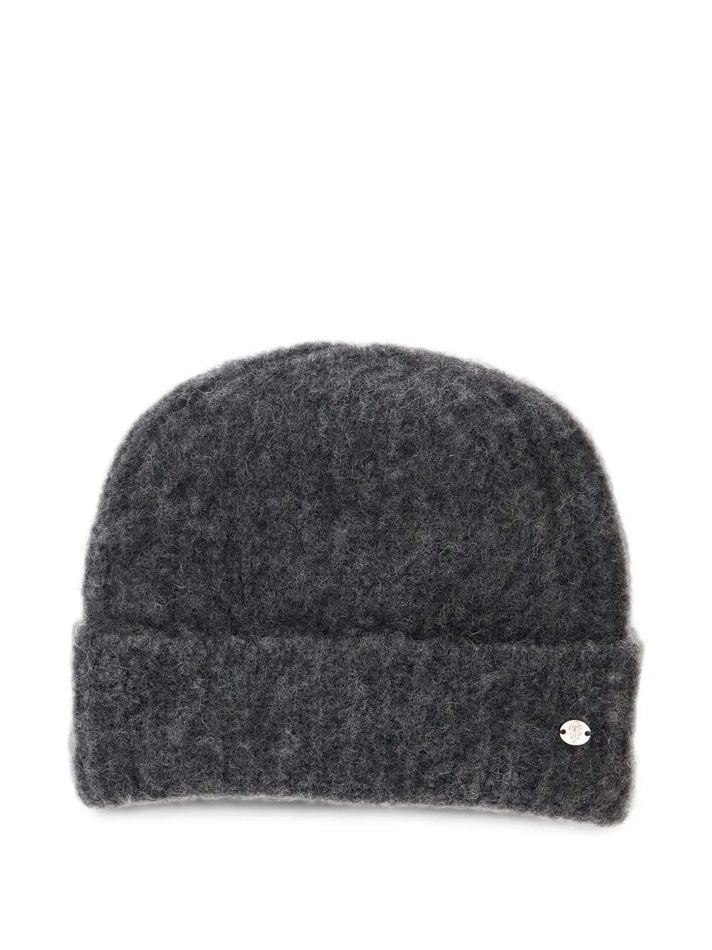Helen Kaminski logo-plaque knitted beanie hat