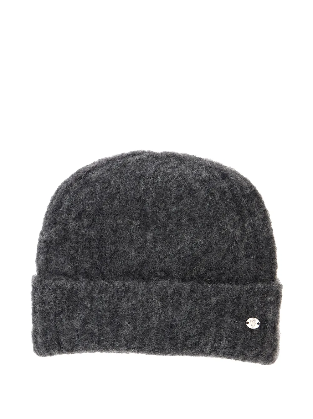 Helen Kaminski logo-plaque knitted beanie hat