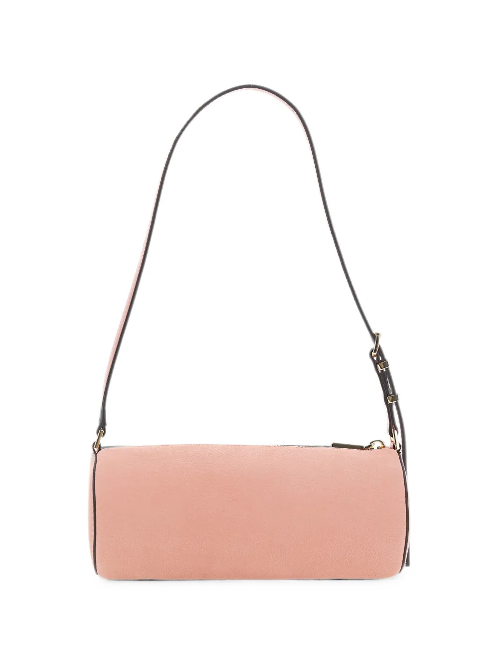 Michael Kors small Izzy logo-plaque pebbled shoulder bag Roze
