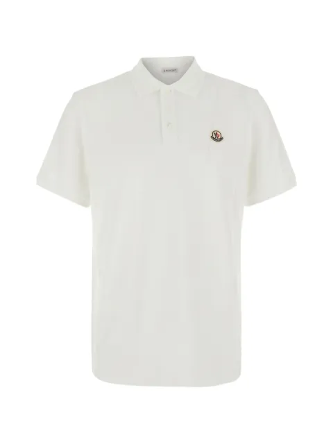 Moncler logo-patch polo shirt