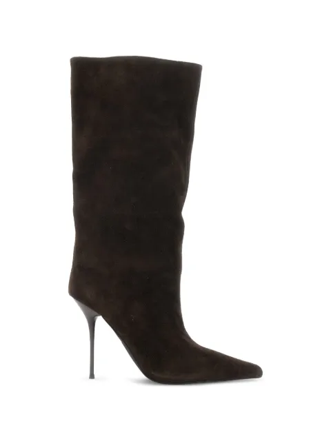 Jeffrey Campbell botas Give IT de ante con puntera en punta