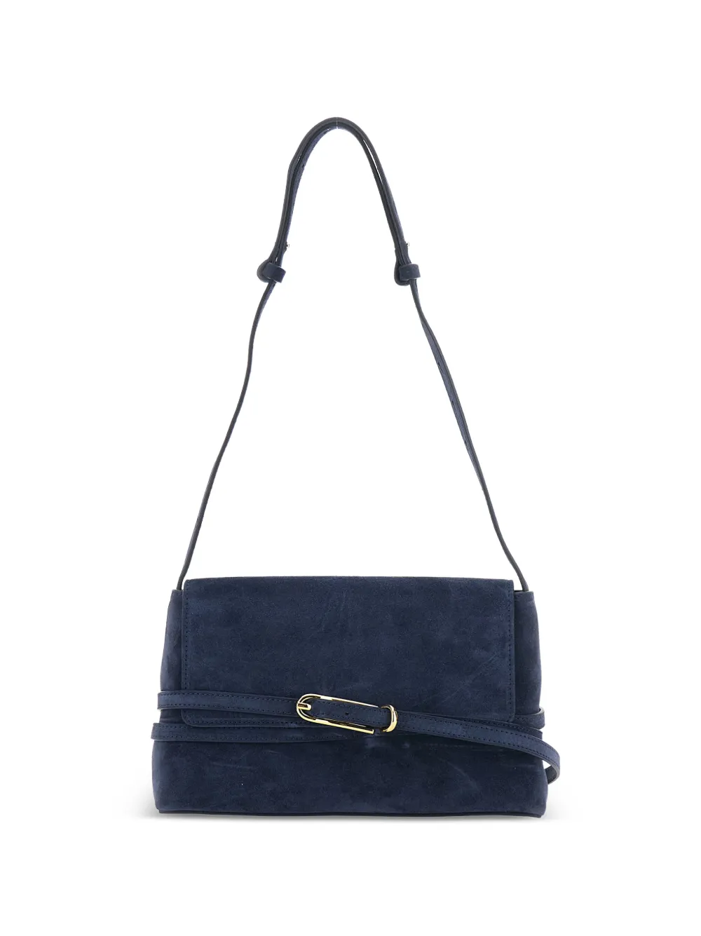 Liffner buckle-detail suede shoulder bag
