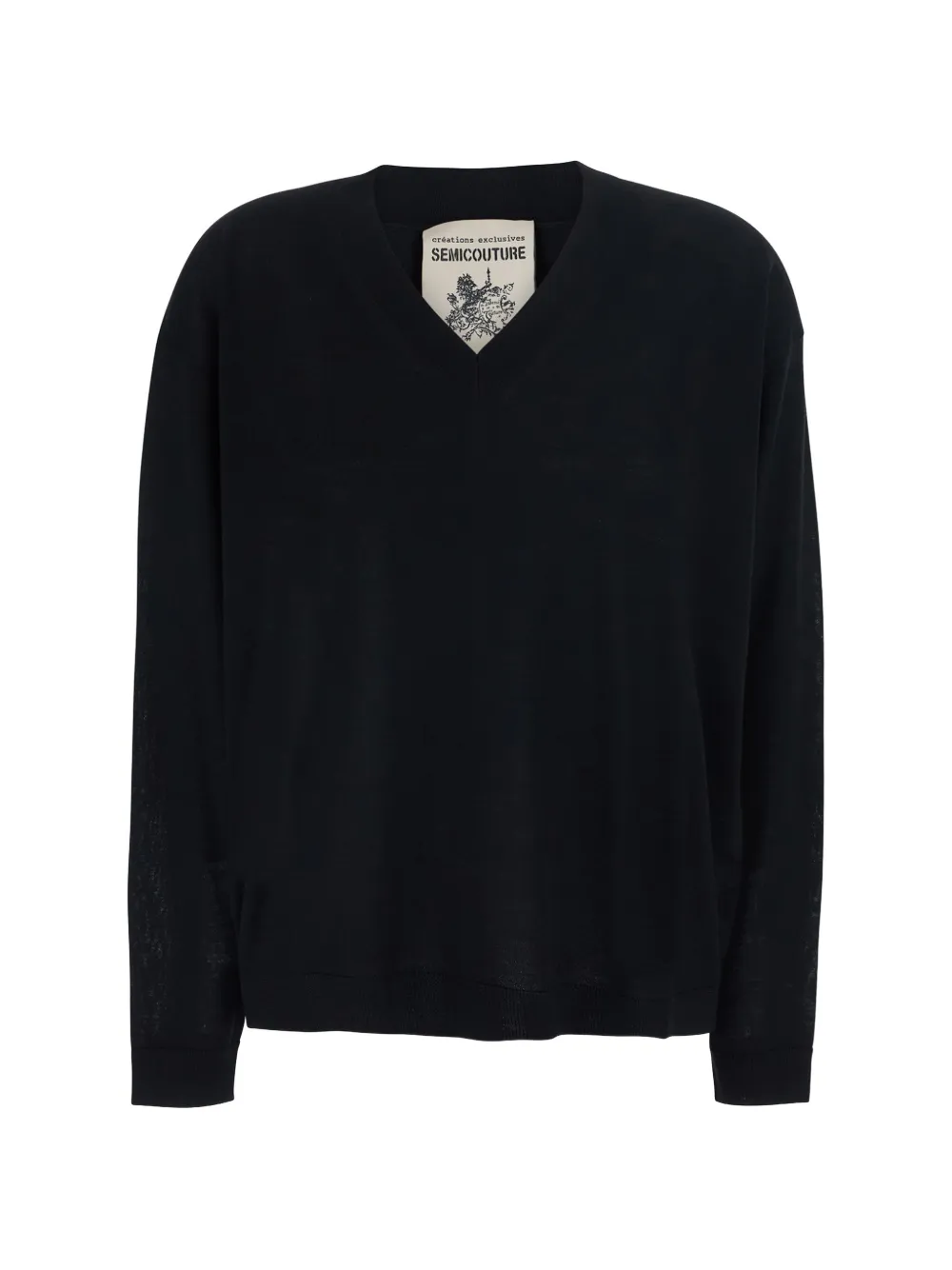 Semicouture Jade V-neck sweater