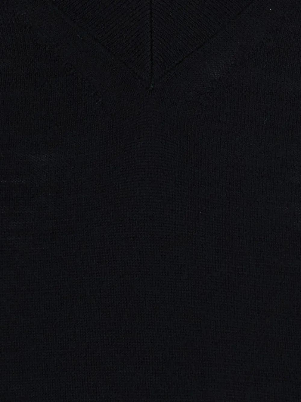 Semicouture Jade trui met V-hals Zwart