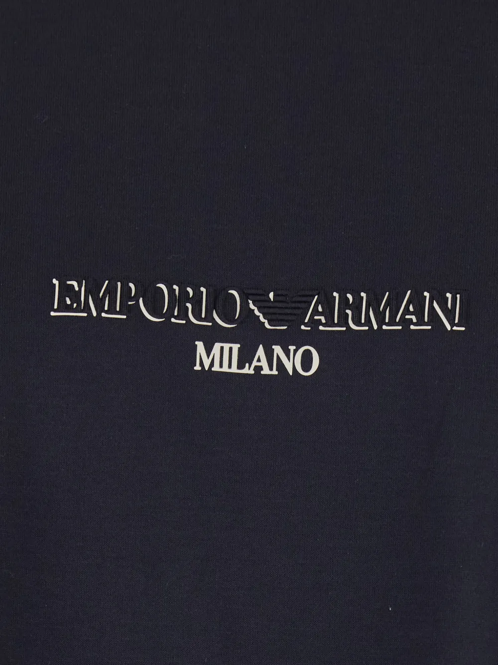 Emporio Armani T-shirt met logoprint Blauw