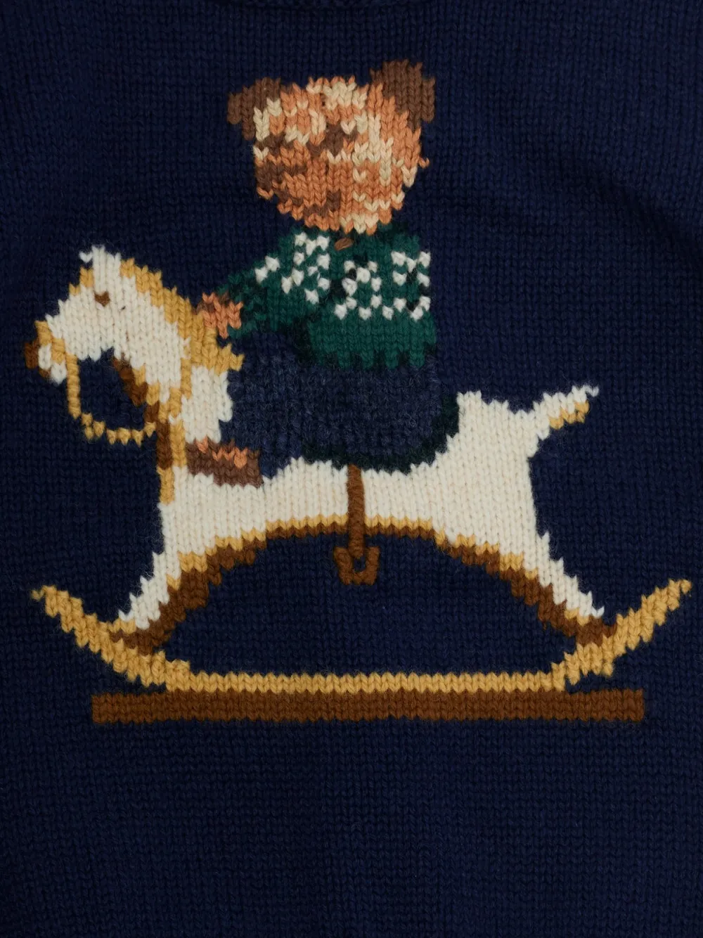POLO RALPH LAUREN KIDS Polo Bear knitted trousers set (set of two) Blauw
