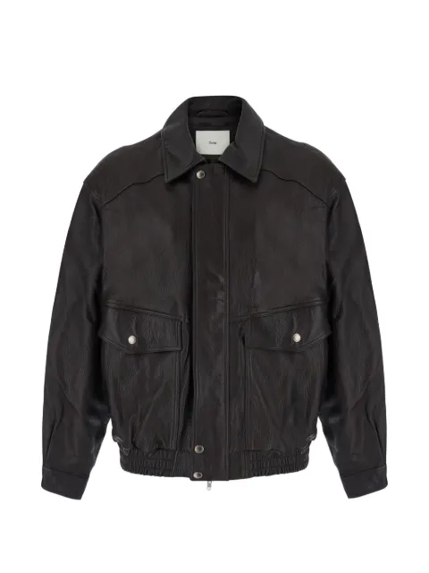 DUNST leather bomber jacket