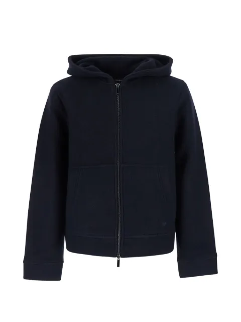 Emporio Armani hooded zip-up coat