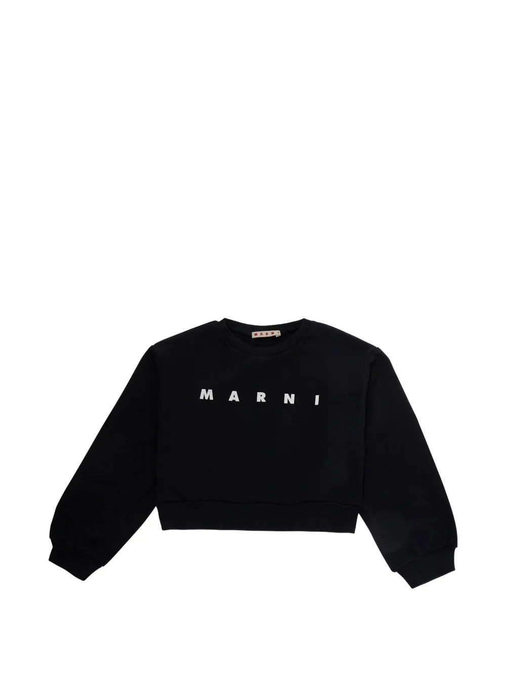 Marni Kids logo-print sweatshirt - Nero