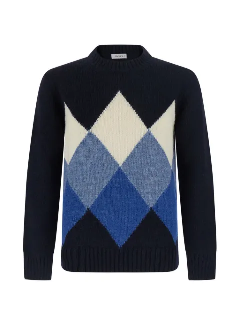Kangra argyle wool sweater