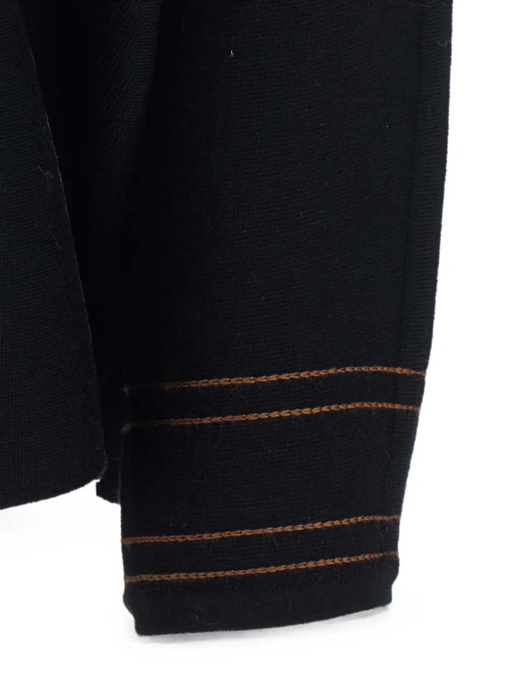 Max Mara Trui met contrasterende stiksels en V-hals Zwart