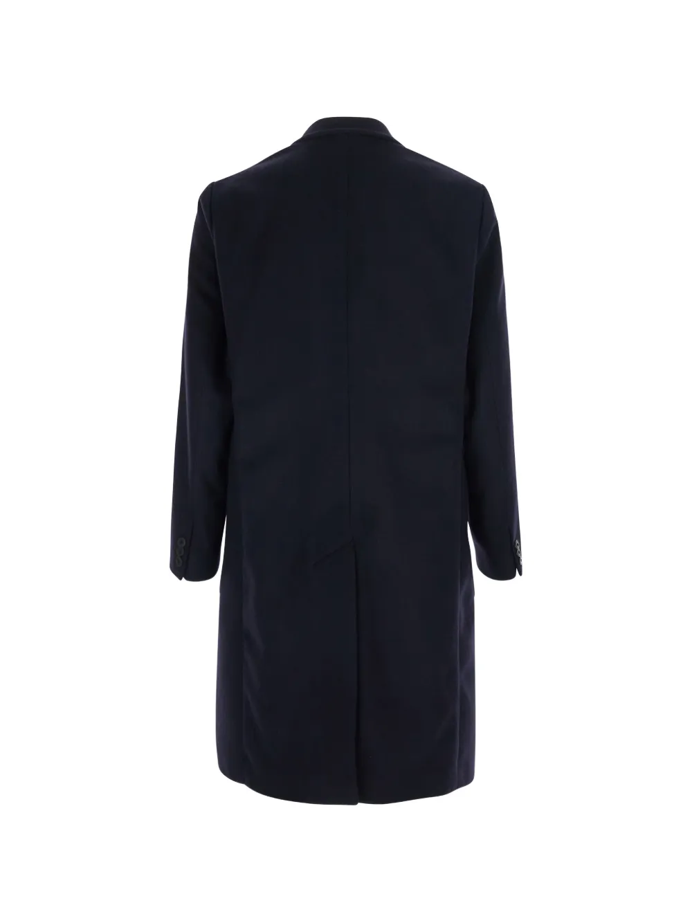 Emporio Armani Mantel met dubbele rij knopen Blauw