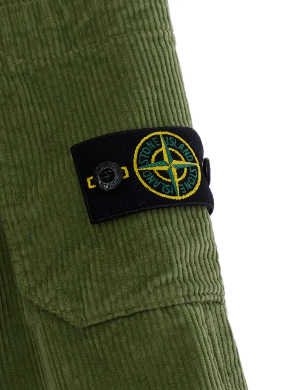 Stone Island Junior Broek met logopatch Groen