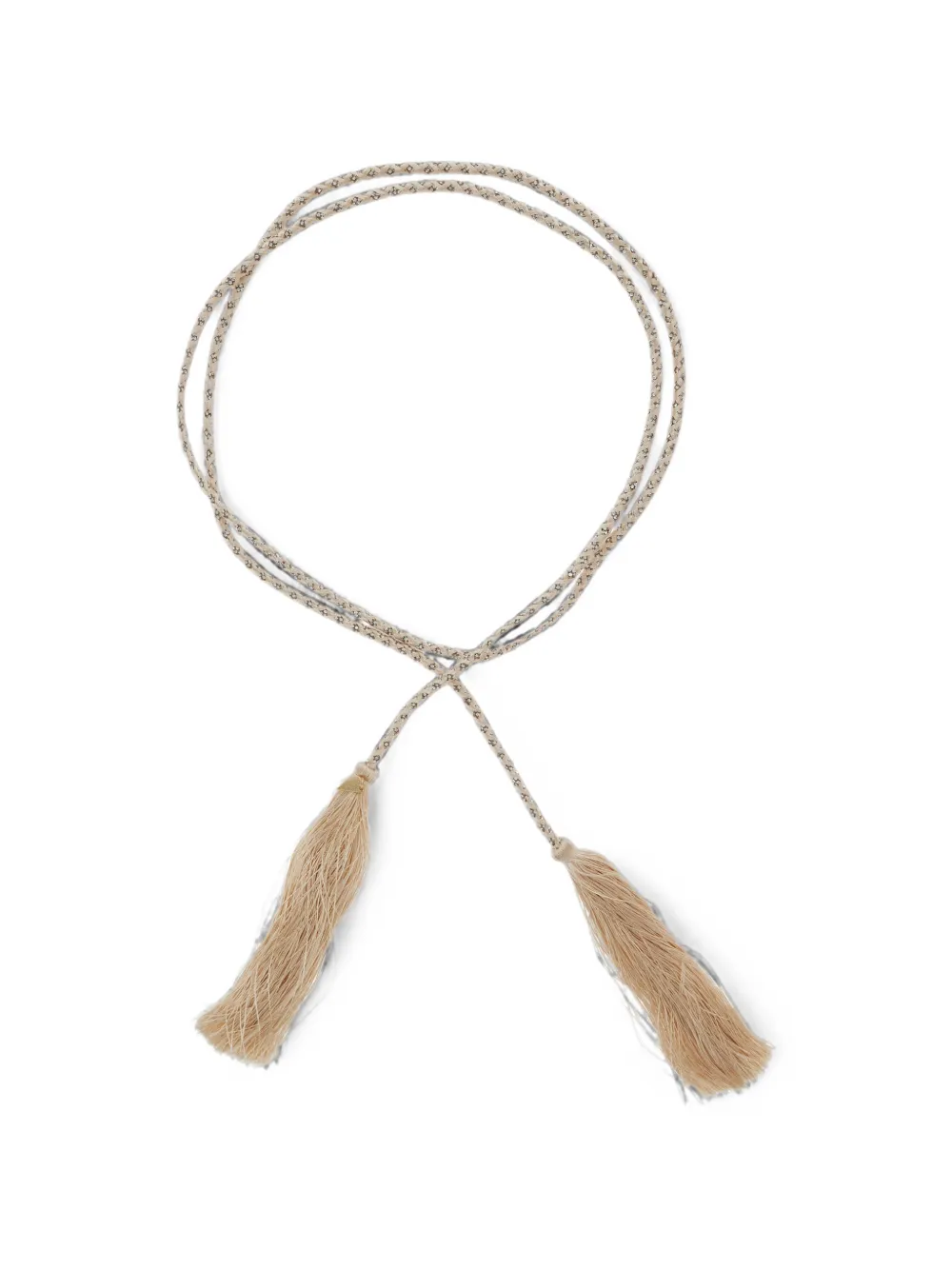 Forte Forte braided tassel-detail belt - Toni neutri