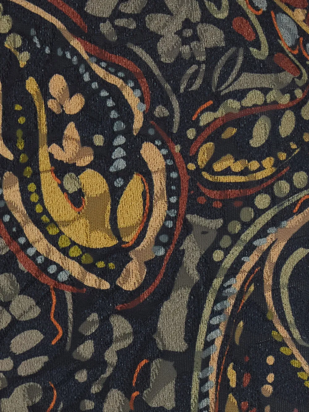 ETRO Flared broek met paisley-print Zwart