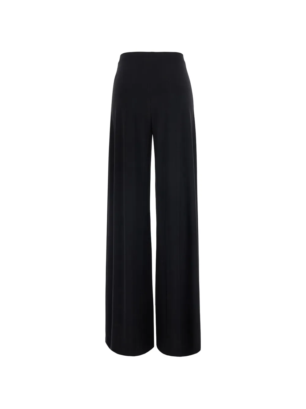 Norma Kamali Bias high waist palazzo broek Zwart