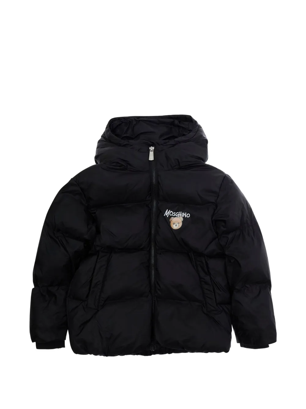Moschino Kids Teddy Bear puffer jacket - Nero