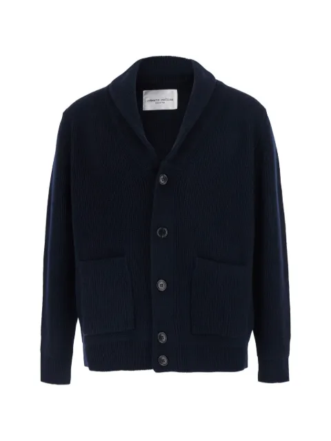 Roberto Collina shawl-collar ribbed-knit cardigan