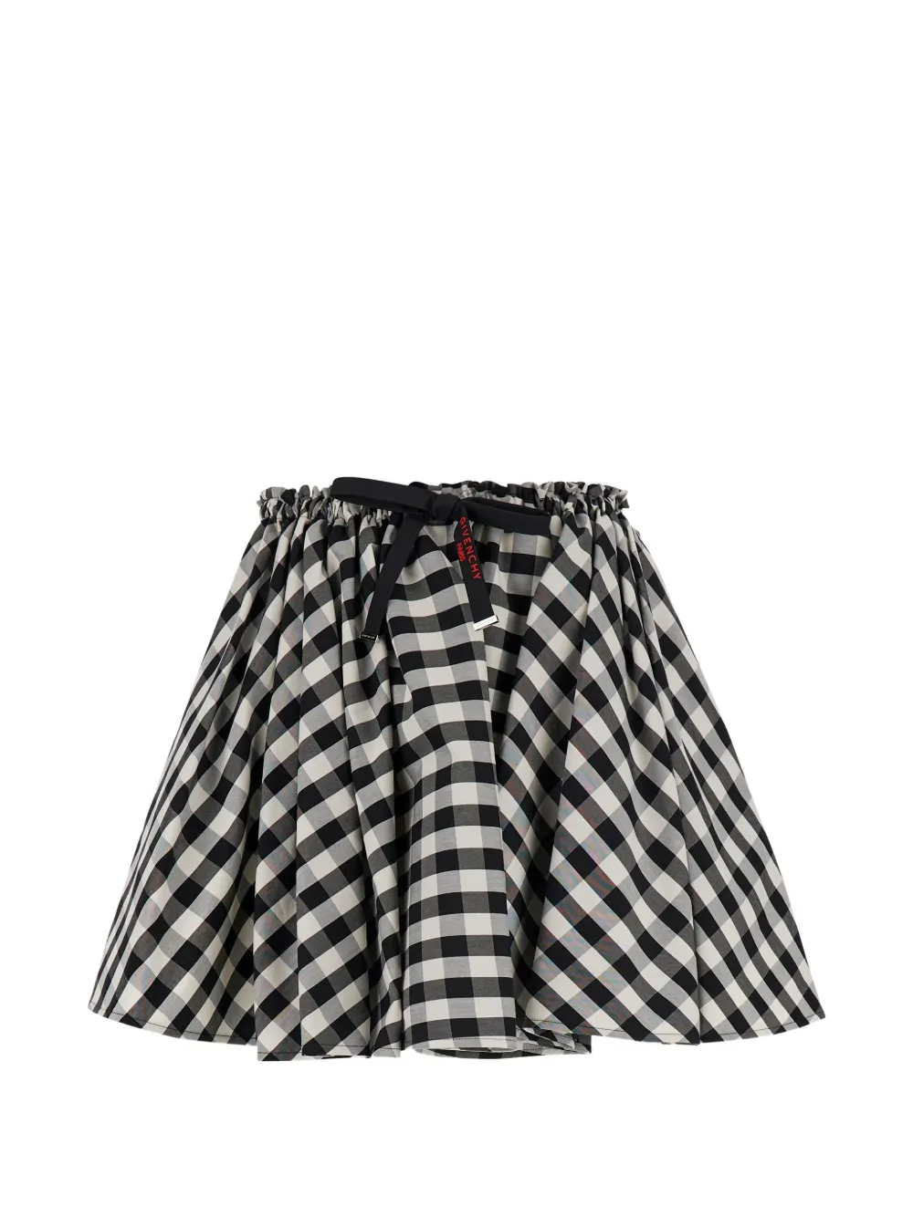 Givenchy mini pleated skirt in checked cotton - Weiß