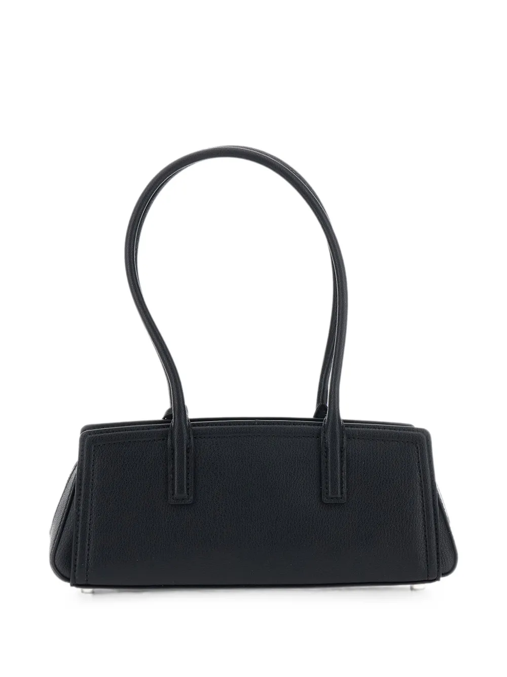 Michael Kors logo-pendant leather tote bag Zwart