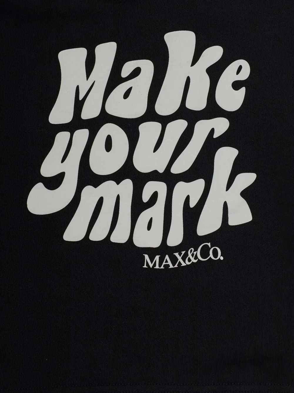 MAX&Co. Kids Hoodie met tekst Zwart