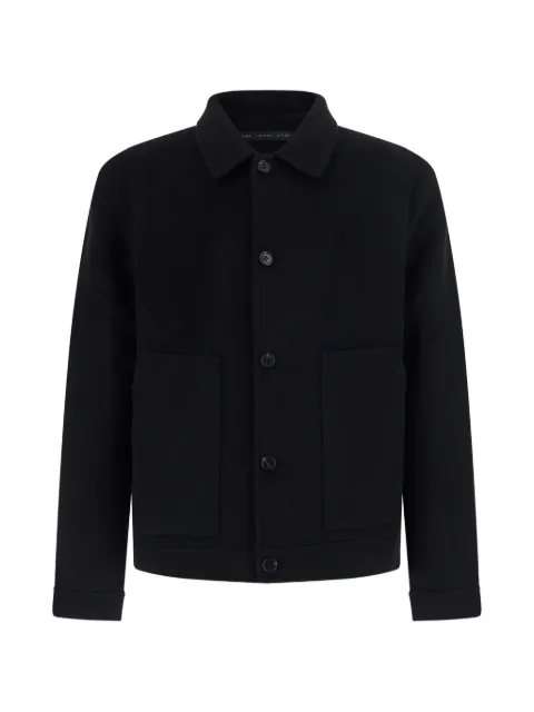 Low Brand button-up wool shirt jacket