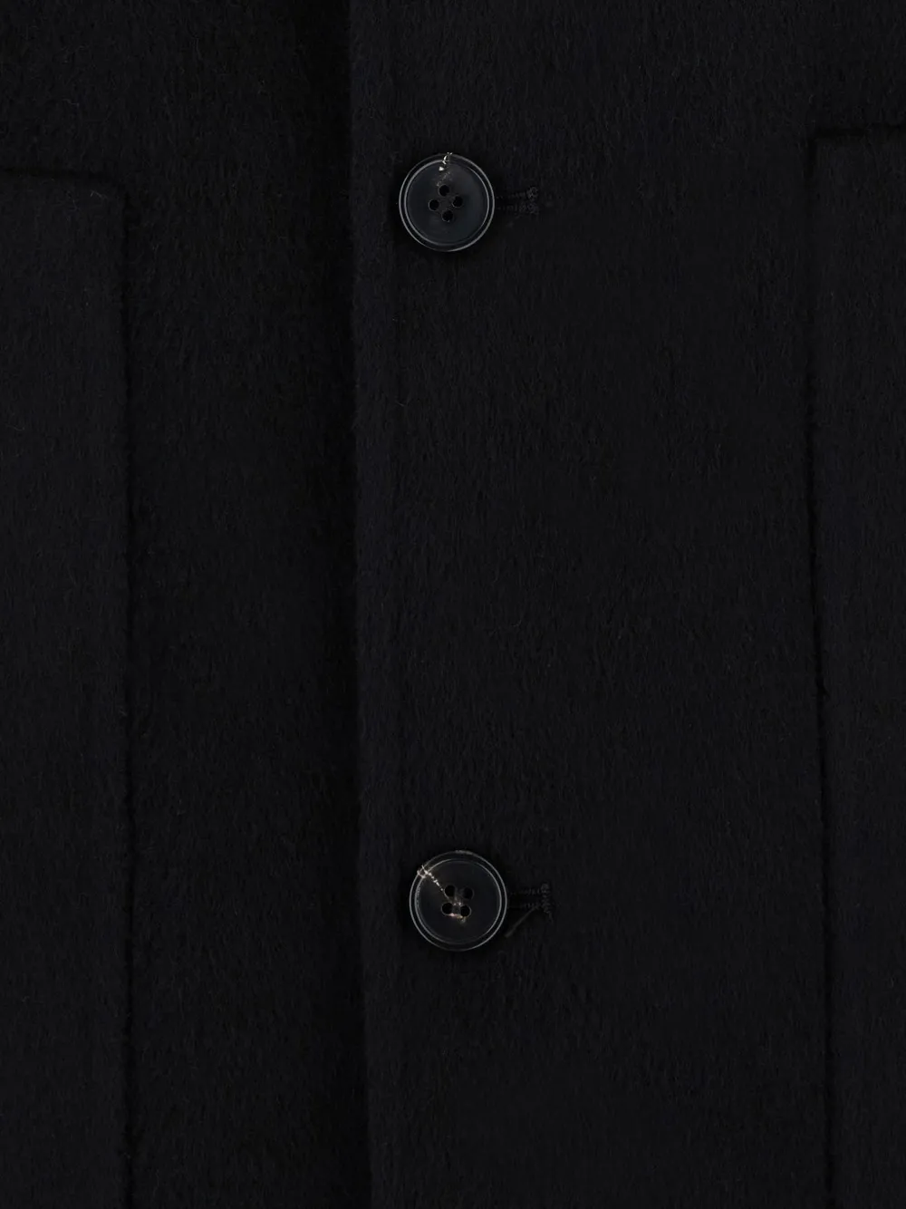 Low Brand button-up wool shirt jacket Zwart