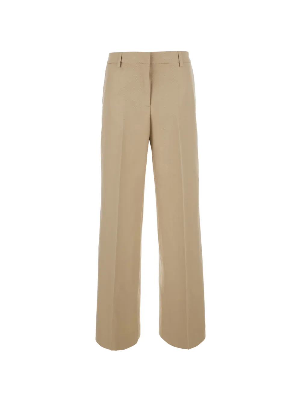 PT Torino pressed-crease wide-leg trousers - Nude