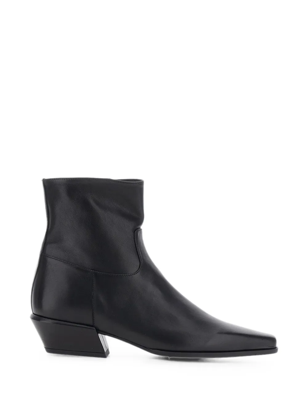 Semicouture Marisa square-toe ankle boots Zwart