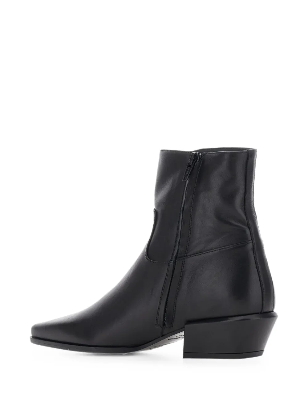 Semicouture Marisa square-toe ankle boots Zwart