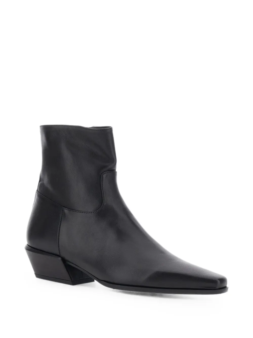 Semicouture Marisa square-toe ankle boots Zwart