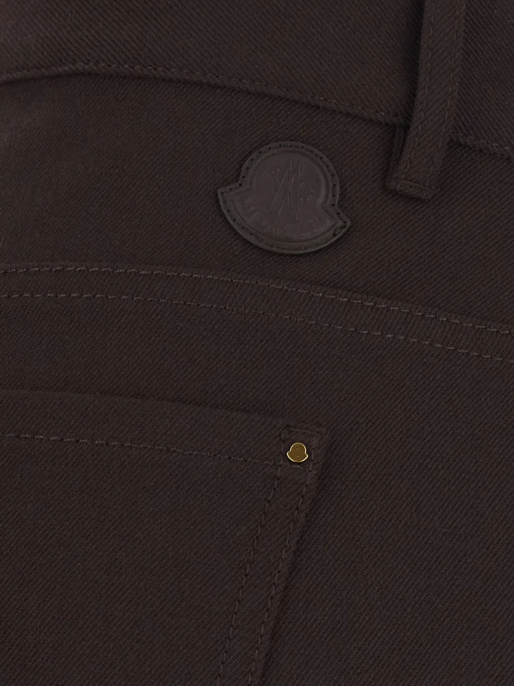 Moncler Straight broek Bruin