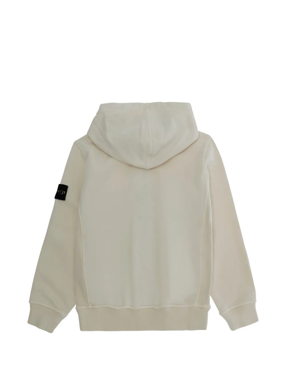 Stone Island Junior Hoodie met logopatch Wit