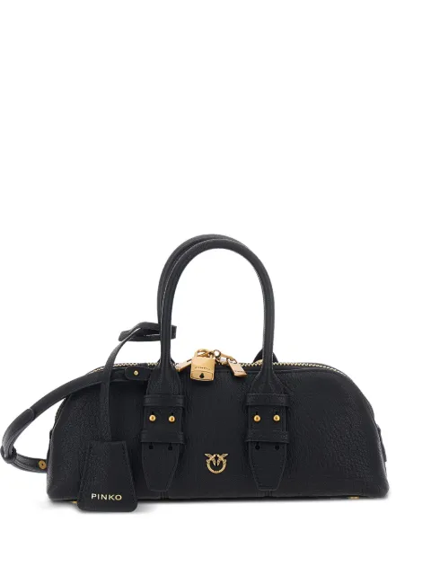PINKO small Escape leather tote bag
