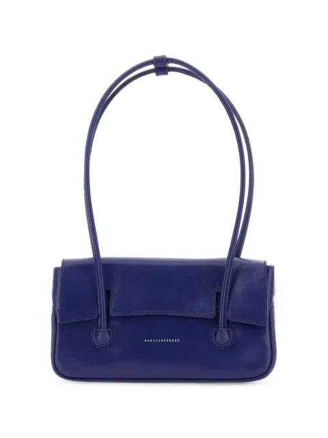 Marge Sherwood bolso de hombro con acabado brillante