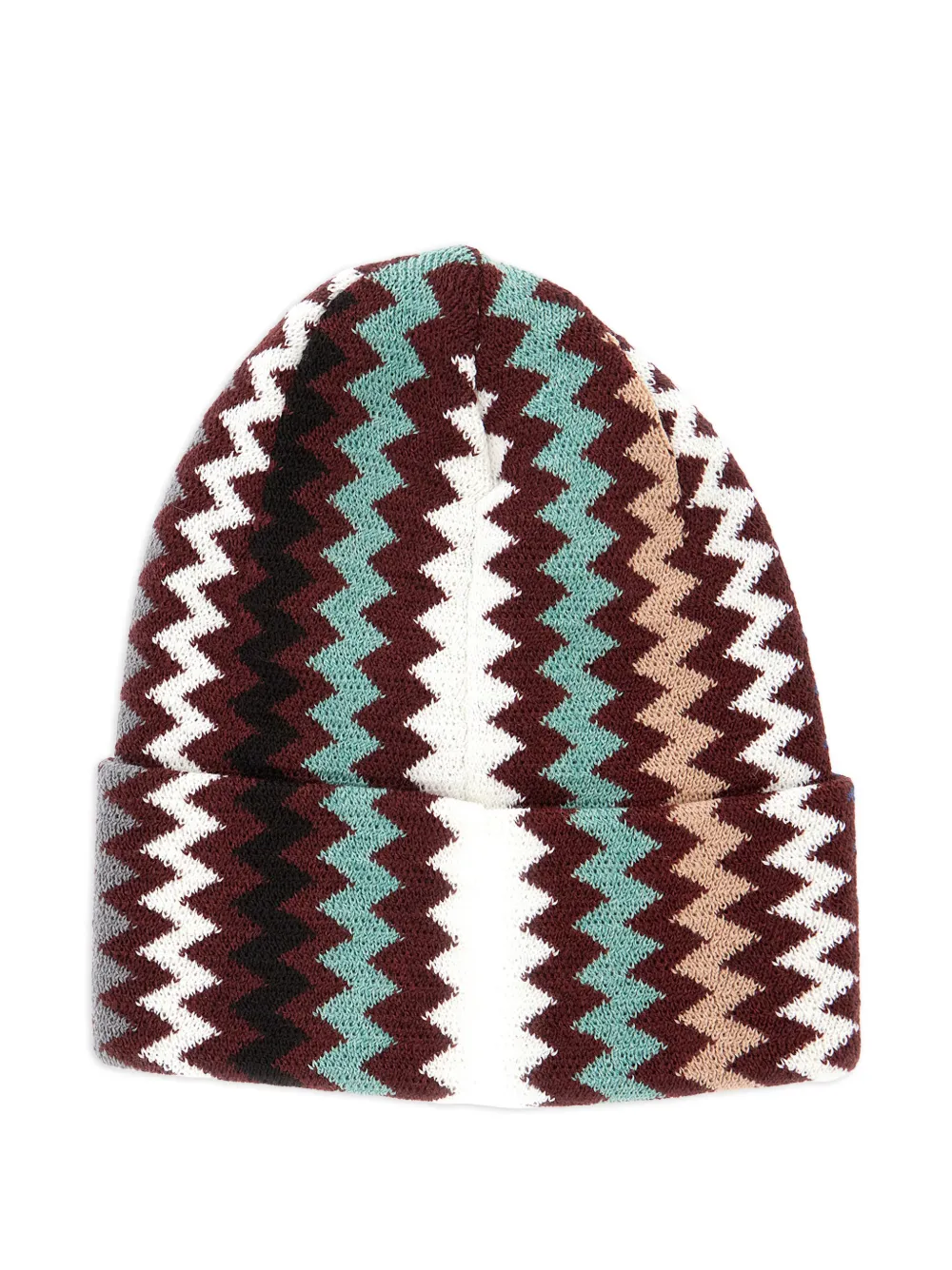 Missoni Muts met zigzag patroon Bruin