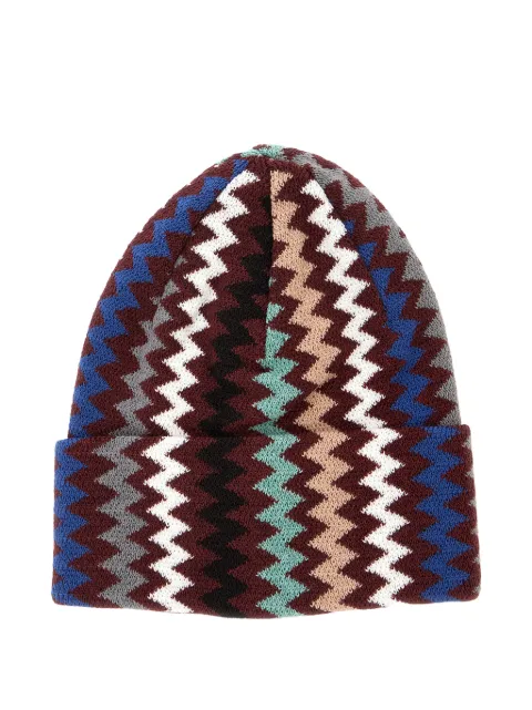 Missoni gorro de punto en zigzag