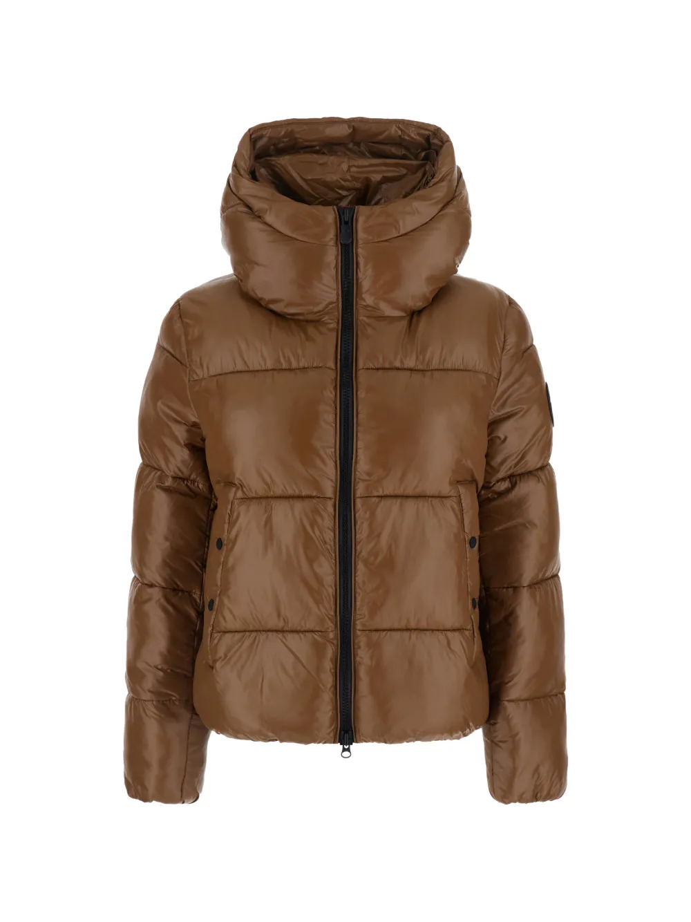 Save The Duck Biddy quilted hooded jacket Beige