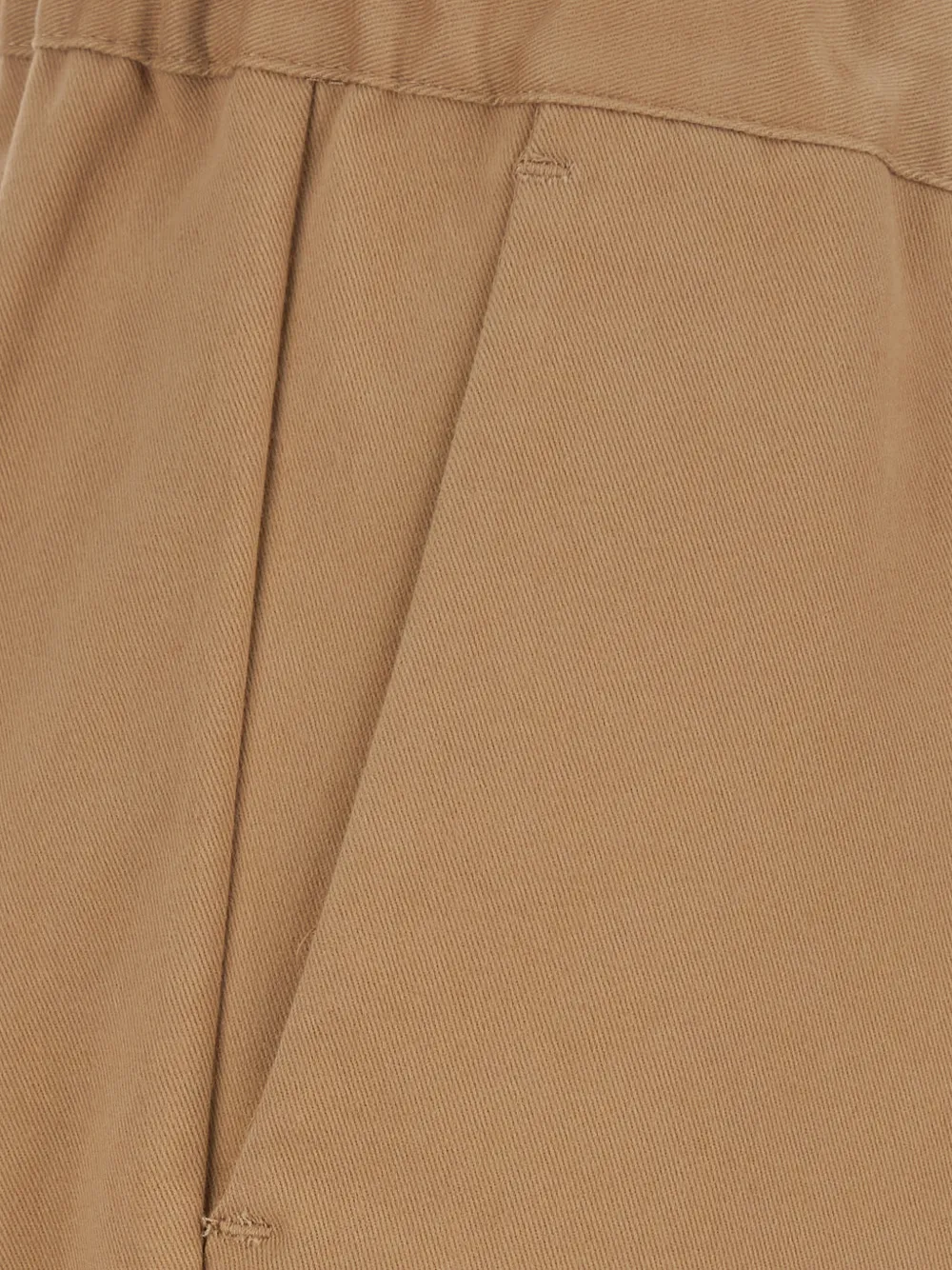 Semicouture Buddy broek met toelopende pijpen en trekkoord Beige