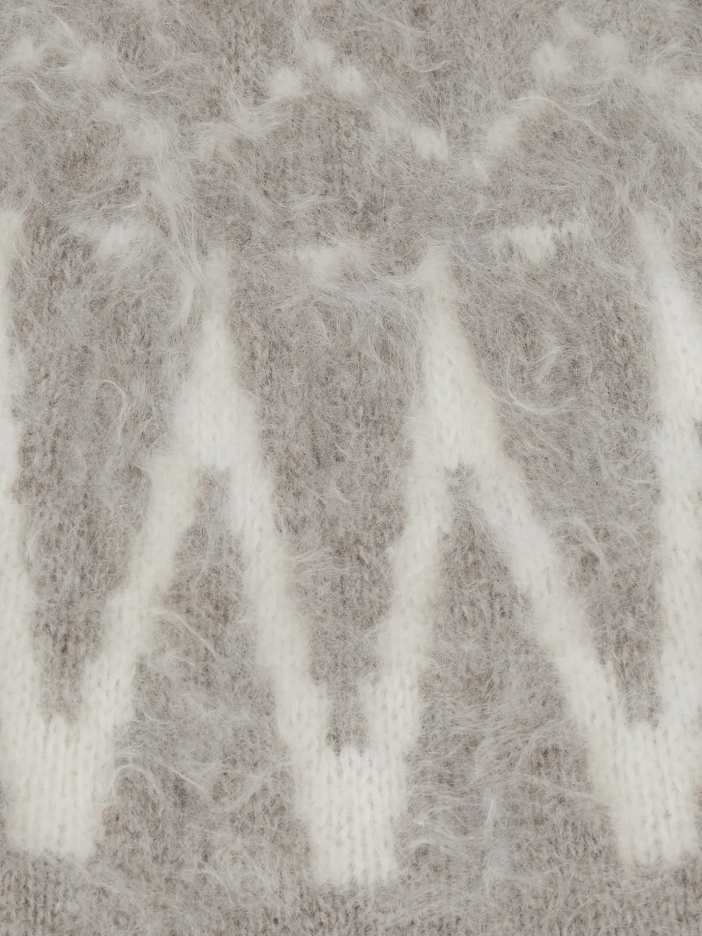 Soft Goat Fair Isle brushed-knit cashmere sweater Grijs