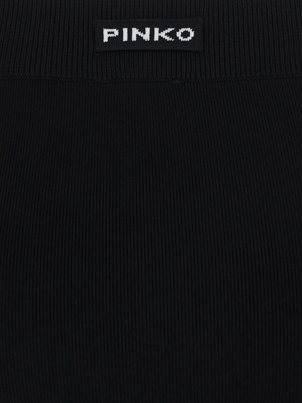 PINKO Ribgebreide rok Zwart