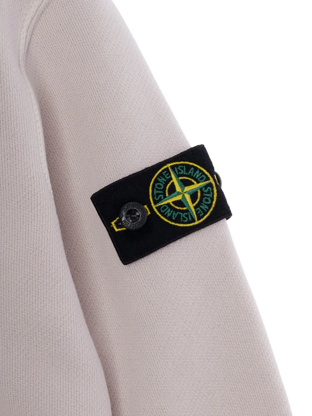 Stone Island Junior Hoodie met patch Beige