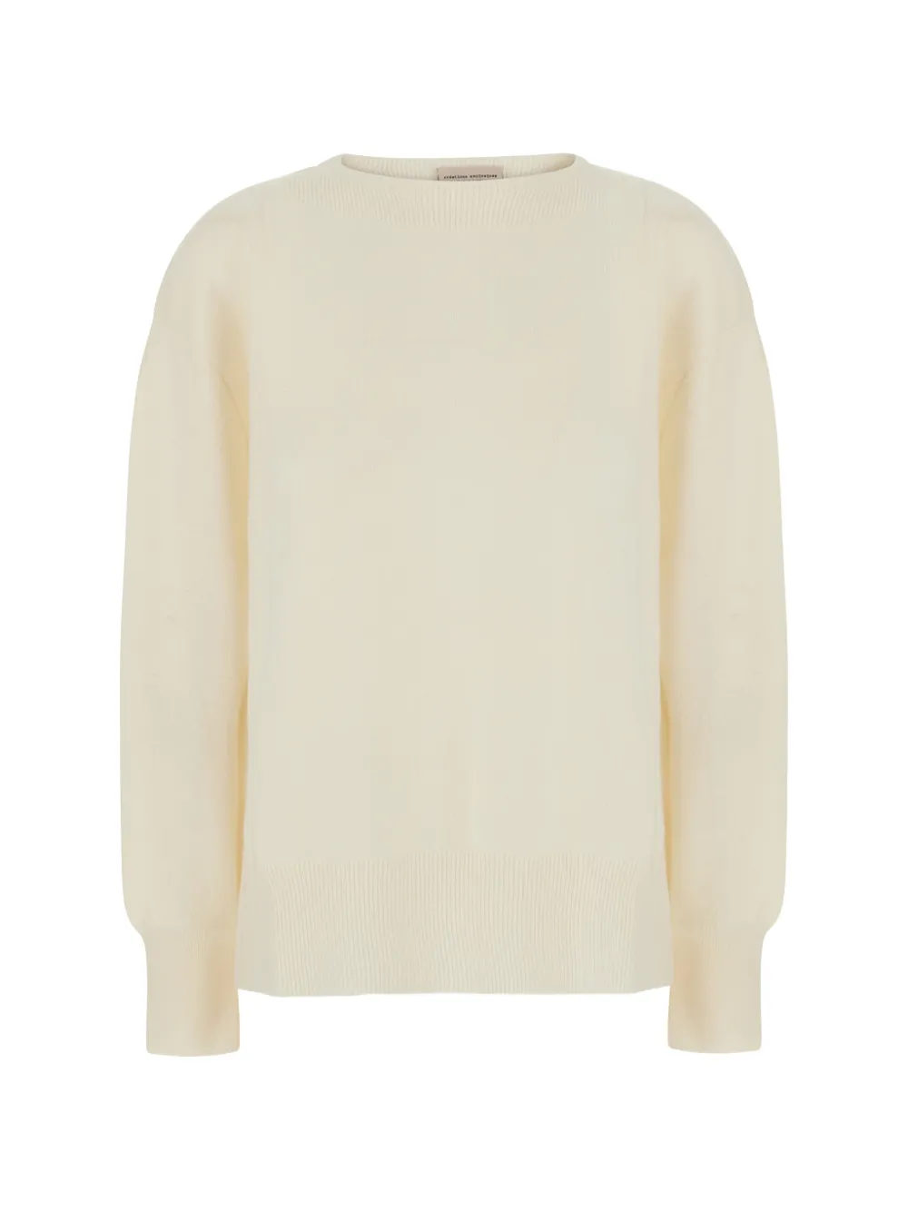 Semicouture Candy ribbed-trim sweater - Toni neutri