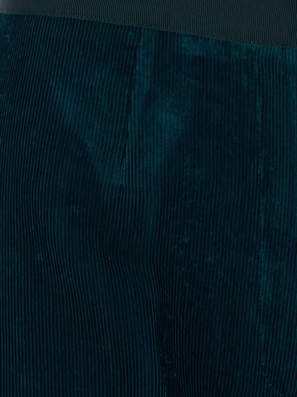 Forte Straight broek met ribfluwelen-effect Blauw