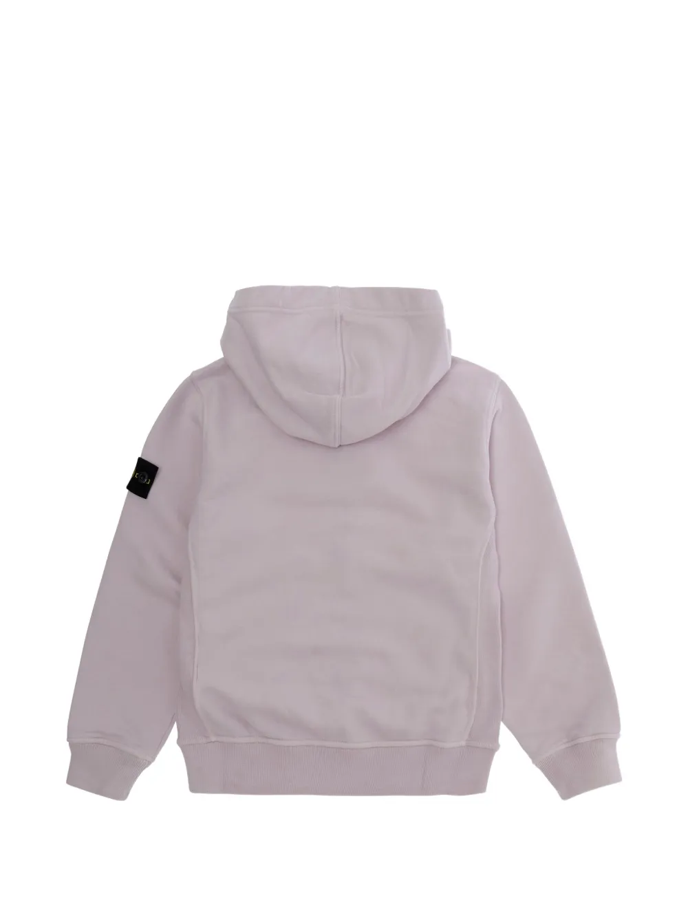 Stone Island Junior Hoodie met rits Roze