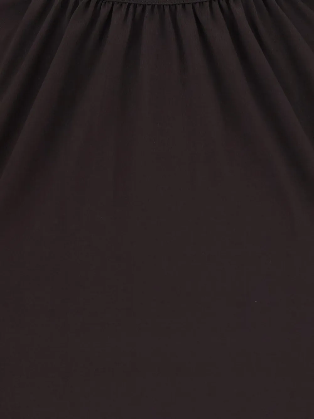 Michael Kors Stretch matte jersey jurk met ruches Bruin