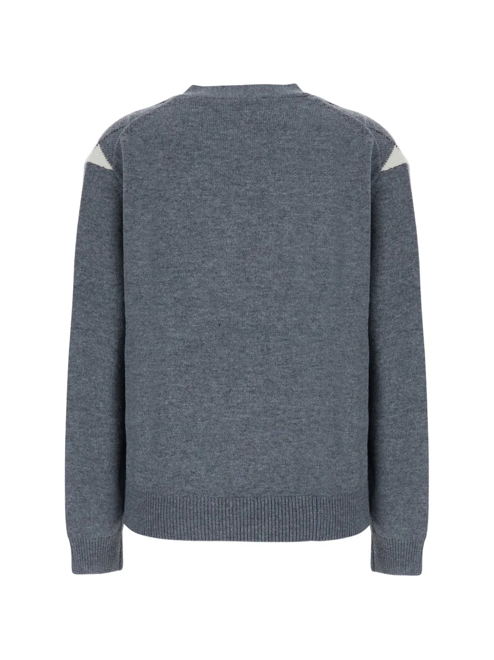 DUNST Vest met argyle patroon Grijs