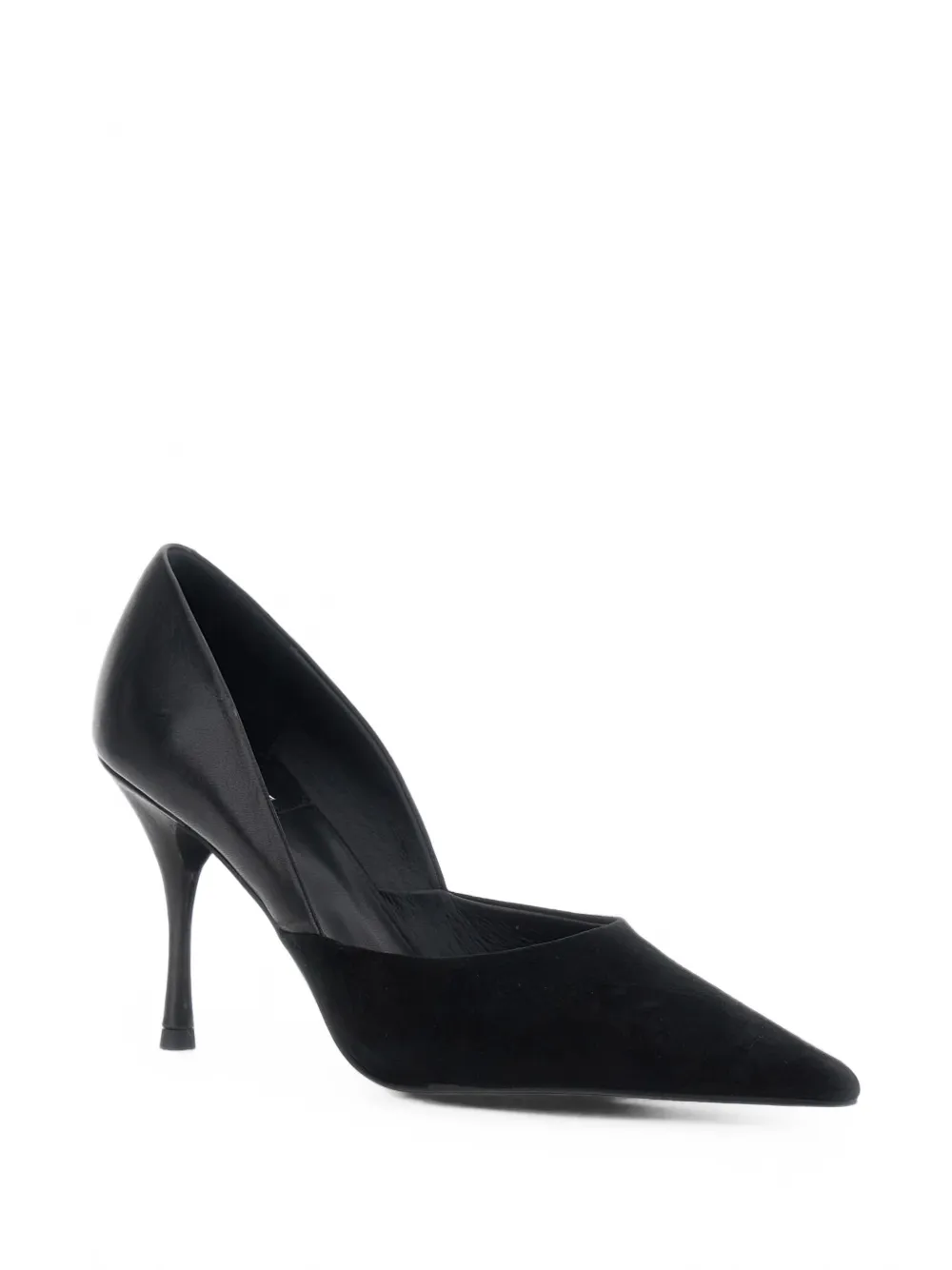 Jeffrey Campbell Volturi pointed-toe panelled pumps Zwart