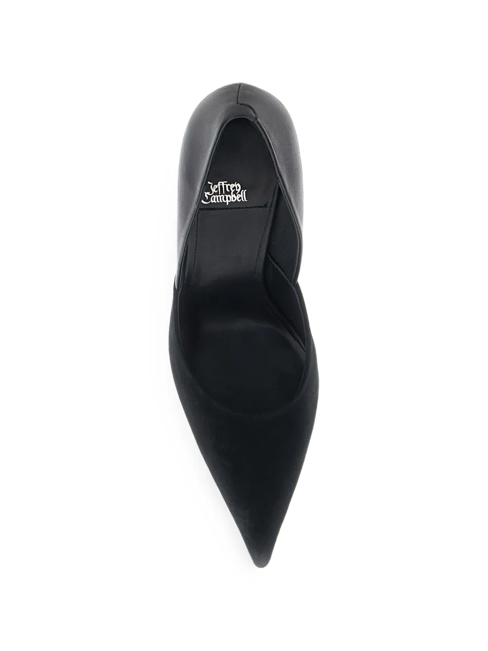 Jeffrey Campbell Volturi pointed-toe panelled pumps Zwart